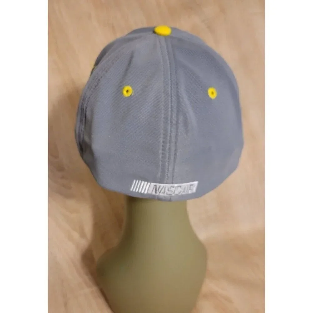 Joe Gibbs Racing Dollar General #20 Hat Cap NASCAR Gray Fitted Sz Lg/Xl